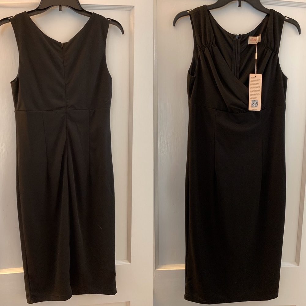 Black Dress V Neck